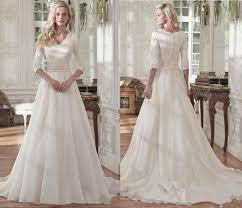 New Modest White Ivory Wedding Dress Pleats Lace Bridal Gown Size 6 8 10 12 14 Half Sleeve Wedding Dress Pleated Wedding Dresses Modest Bridal Gowns