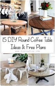 White acrylic stone, marble, oak, ebony or lacquered mdf. 15 Diy Round Coffee Table Ideas Free Plans Diy Crafts