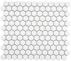 These hex tile floor are available in various colors to allow you to choose the theme color that will make your house look beautiful, so say goodbye to your dull home. Hexagon 1 White Matte Porcelain Mosaic Floor And Wall Tile