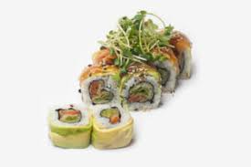 Spicy crunchy shrimp, avocado, tobiko & scallion on top. Crunchy Spicy Tuna Roll Moriki Frankfurt