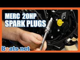 mercury outboard spark plug replacement 20hp 4 stroke spark plug change