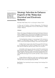 We've got a fun punch art card today. Pdf Strategy Selection To Enhance Exports Of The Malaysian Electrical And Electronic Industry Md Zabid Abdul Rashid Academia Edu