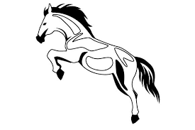 Download Horse Jumping Svg Cut File By Creative Fabrica Crafts Creative Fabrica PSD Mockup Templates