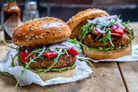Easy to make vegan black bean burgers with mushrooms are bound to be a hit with veggie and meat lovers! Easy Veggie Burger Recipe Vegan Healthy Blondelish Com