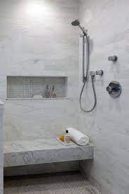 Add a touch of comfort and style with this resin shower stool. Top 50 Best Shower Bench Ideas Relaxing Bathroom Seat Designs