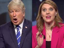 With characters like hillary clinton, justin bieber, and kellyanne conway. Snl Kate Mckinnon Plays Savannah Guthrie In Trump Town Hall Skit
