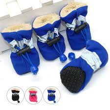 Satin Al 4 Adet Su Gecirmez Kis Pet Kopek Ayakkabi Kaymaz Yagmur Kar Botlari Ayakkabi Kucuk Kediler Kopekler Icin Kalin Sicak Yavru Kopek Corap Patik Tl77 15 Tr Dhgate Com