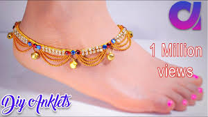 Pin By Maria Taino Taino On Earings Anklets Barefoot Ankle Bracelets Silk Thread Jewelry Thread Jewellery