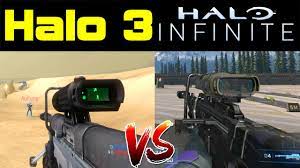 Halo Infinite Vs Halo 3 | Sniper Rifle - Aiming & Bullet Magnetism - Youtube