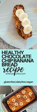 Healthy Chocolate Chip Banana Bread Recipe In 2020 Healthy Chocolate Chip Healthy Chocolate Chocolate Chip Banana Bread