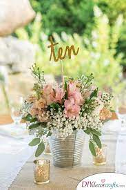 A Bucket Of Flowers Fantastic Diy Table Centerpiece Ideas Cheap Wedding Centerpieces Rustic Wedding Centerpieces Rustic Wedding Details