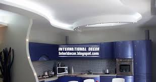 It'll create a lot of texture and you need to put some recessed light to fulfill the light needs of the kitchen. Gypsum Ceiling Interior Design For Kitchen Modern Jpg 740 391 Pixels Kitchen Ceiling Design Ceiling Design False Ceiling