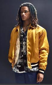 Black And Gold Bomber Jacket Mens Nwt Urban Outfitters Mens Unisex Gold Satin Faux Fur Lined Bomber Jacket Coat M Urbanoutfitters Furlinedbomber Urban Outfitters Men Bomber Jacket Jackets