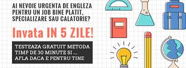 In 100 de zile poti trece de la necunoscator la un vorbitor fluent de limba engleza. Engleza In 5 Zile Home Facebook
