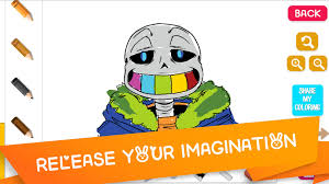 Sans coloring has therapeutic potential to reduce anxiety, create focus or bring about more mindfulness. Coloring For Sans Undertale For Android Apk Download