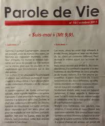 Mon Temoignage Parole La Destinee Jesus