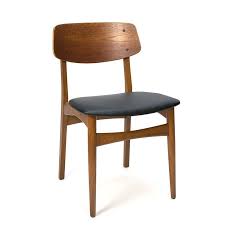 deense vintage eettafel stoel met brede rugleuning retro vintage eettafels eettafel stoelen