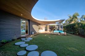 U shaped house plans) wrap around three sides of a patio or courtyard creating a sheltered area for entertaining or surrounding a key landscape element. Modern U Shaped House Plans Unique House In U Shaped Layout With Indoor And Outdoor Living Incorporated U Shaped House Plans With Pool In Middle Modern U Shaped House Plans U Shaped