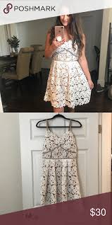 Lace Dress From She Sky Nwt Lace Dress Dresses Off White Lace Dress