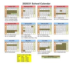 The day celebrates all the presidents of the united states. 2020 2021 School Calendar Lake Tahoe School