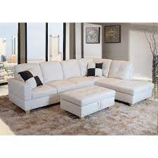 Check spelling or type a new query. Lifestyle Furniture Lf092b Urbania Right Hand Facing Sectional Sofa 44 White 35 X 103 5 X 74 5 In Walmart Com Walmart Com