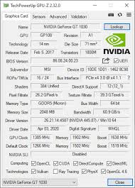 Corrupted by nvidia geforce gtx 1030 graphics 22.21.13.8216 for. Was Bored So I Decided To Do Some Gt 1030 Benchmarks Overclock Net