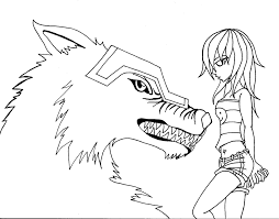 For kids & adults you can print anime or color online. Anime Mystical Wolf Coloring Pages Coloring And Drawing