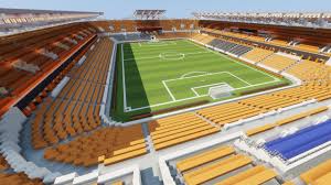 The bbva compass stadium is located in houston, texas, usa and it was designed by the architectural practice of populous as the core of the east downtown redevelopment plan. Minecraft Bbva Stadium Houston Dynamo Timelapse Download Thecraftcrusader Youtube