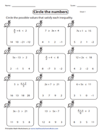 Worksheets are systems of, 1 work, graphing and solving systems of linear inequalities, syst. Two Step Inequalities Worksheets