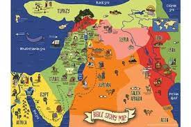The baker book of bible charts, maps, and time lines / john a. Bible Story Map Large Size 27 Inch X 36 Inch Christianbook Com