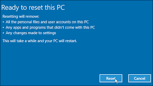 The settings window should appear now. How To Reset Your Windows 10 Operating System