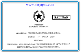 Unduh Pp Nomor 17 Tahun 2020 In 2020