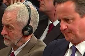 The prime minister made the remarks after a labour mp shouted out in the commons chamber that mary. Jeremy Corbyn And David Cameron Sat Next To Each Other And It Was Painfully Awkward