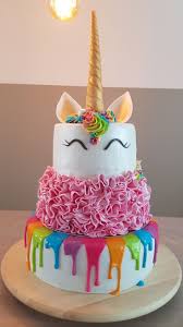 Unicorn Happy Birthday Rose Gold Cake Birthday Is A Special Day For Everyone And A Perfect Cake Will Seal The Deal Fantasy Fictions Cr Cool Birthday Cakes Unicorn Birthday Cake 7th Birthday Cakes
