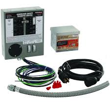 Generac 30 Amp Indoor Transfer Switch Kit For 6 10 Circuits 6408 The Home Depot Transfer Switch Generator Transfer Switch Generation
