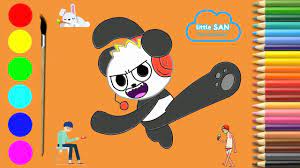 Feels sturdy, bright colors, cute accessories. Combo Panda Coloring Page Awesome Ryan Toysreview Bo Panda Drawing And Coloring Superhero Coloring Pages Bear Coloring Pages Panda Coloring Pages