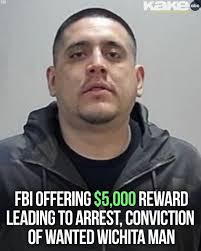 The FBI is now offering a reward of up to $5,000 for information leading to  the arrest and conviction of a Wichita man wanted for drug trafficking. The  Wichita Police Department says
