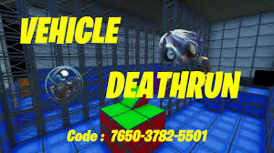 Fall guys default deathrun code: Vehicle Deathrun Mulletboy3000 Fortnite Creative Map Code