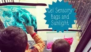 To make these really cool sensory bags, all you need is some hair gel, baggies, and food color. Gel Sensory Bags And Sunlight For Young Kids Views From A Step Stool