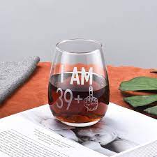 For their 21st birthday we suggest going with our booze sampler gift baskets. Wine Glass 20 One Middle Finger 21th Birthday Gift For Men Women Funny Stemless Wine Glass