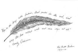 And sweetest—in the gale—is heard— and sore must be the storm— that could abash the little bird that kept so many warm—. Poem Tattoo Idea Hope Is The Thing With Feathers Feather Quotes Feather Tattoos