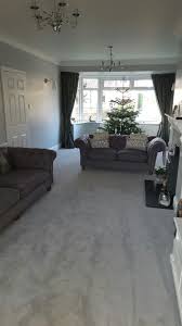 Our New Lounge With Dulux Goosedown Walls Grey Carpet And Sofasofa Chesterfield Settees Ike Grey Carpet Living Room Living Room Carpet Living Room Decor Gray