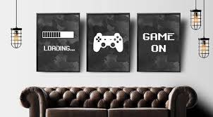 Gaming Wall Art Set Of 3 Gaming Prints Set Video Game Print Gaming Room Decor Printable Wall Art Video Game Party Video Game Poster Game Room Decor Gaming Wall Art Boys