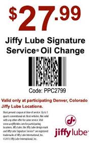 Jiffy Lube Oil Change Coupon Oil Change Lube Oils