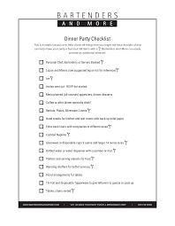 Our checklist outlines a schedule to help your dinner party timeline starts, not the day or the week before, but one month out from your party. 2