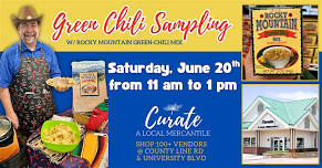 Rocky Mountain Green Chili Sampling