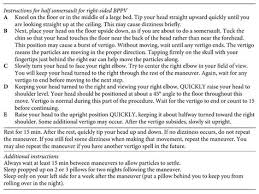 Vertigo Cure Instructions M01 Vertigo Treatment Home Remedies For Vertigo Vertigo Symptoms
