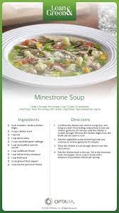 Minestrone Soup Lean Protein Meals Lean Dinners Lean Eating