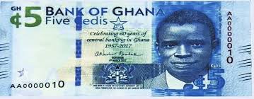 New currency in Ghana, Africa, carries face of noted Salisburian