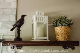 Plumbing Pipe Floating Shelves Simple Diy Project Simply2moms